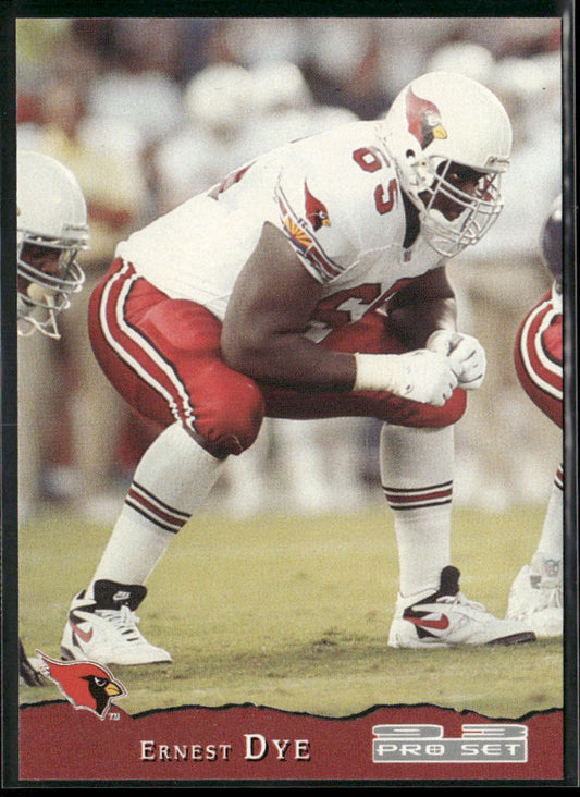 Ernest Dye 1993 Pro Set #350 RC Phoenix Cardinals