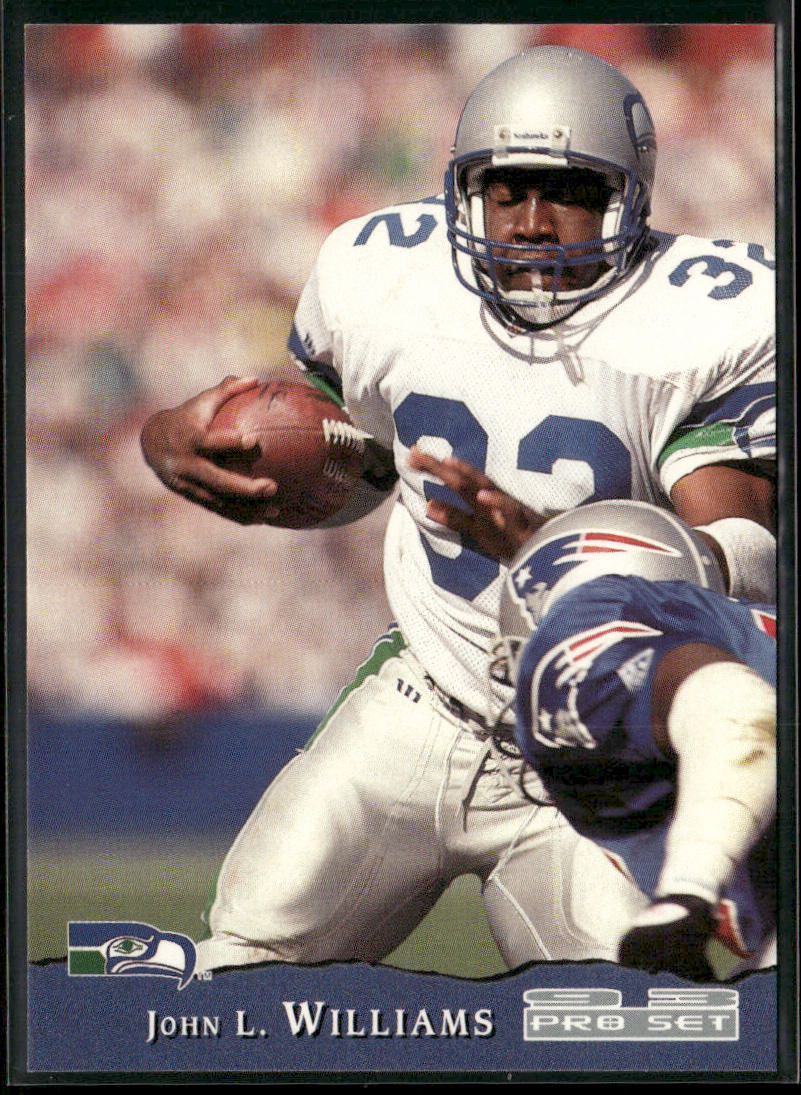 John L. Williams 1993 Pro Set #415 Seattle Seahawks