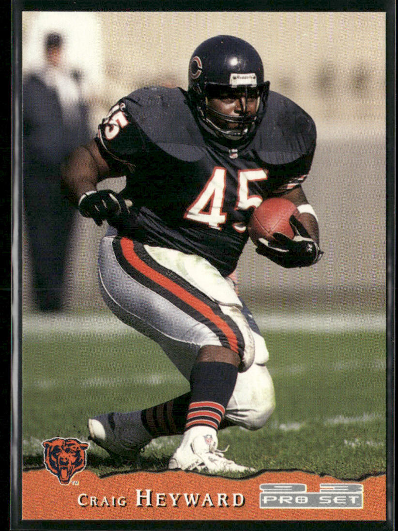Craig Heyward 1993 Pro Set #80 Chicago Bears
