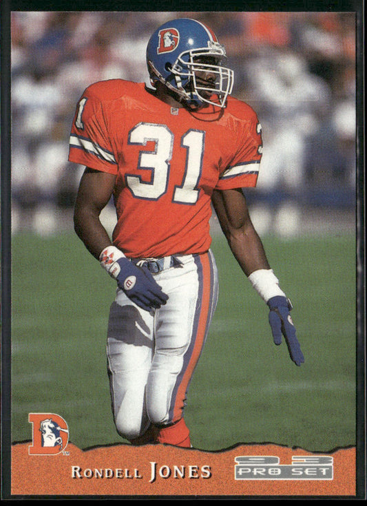 Rondell Jones 1993 Pro Set #130 RC Denver Broncos