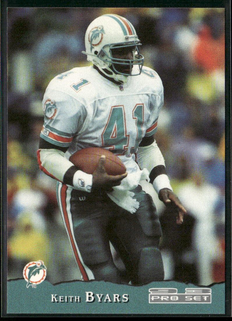 Keith Byars 1993 Pro Set #240 Miami Dolphins