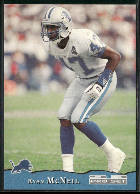 Ryan McNeil 1993 Pro Set #140 RC Detroit Lions