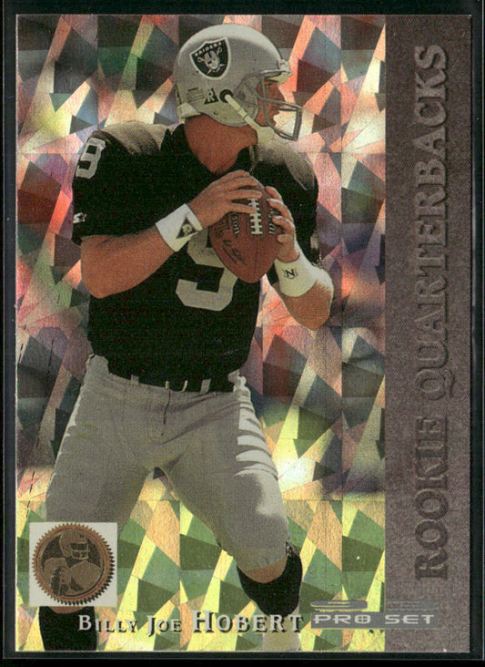 Billy Joe Hobert 1993 Pro Set Rookie Quarterbacks #RQ4 Los Angeles Raiders