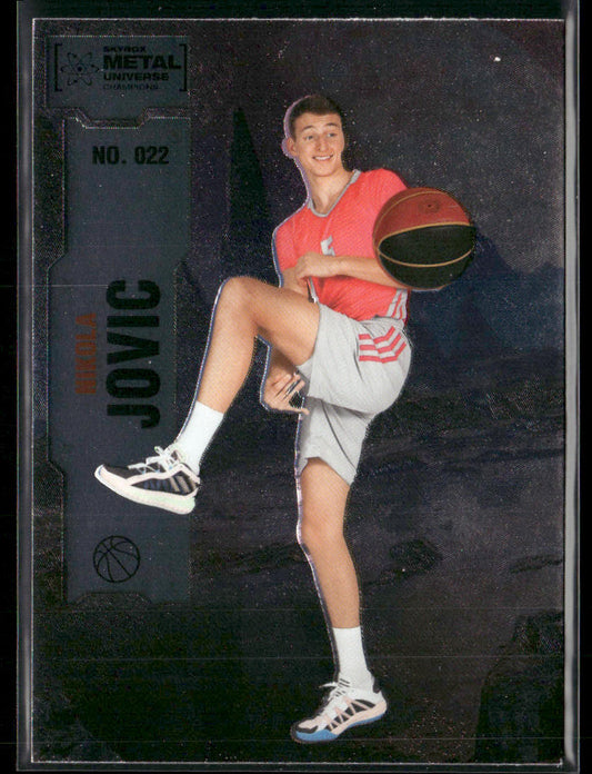 Nikola Jovic 2022 SkyBox Metal Universe Champions #022