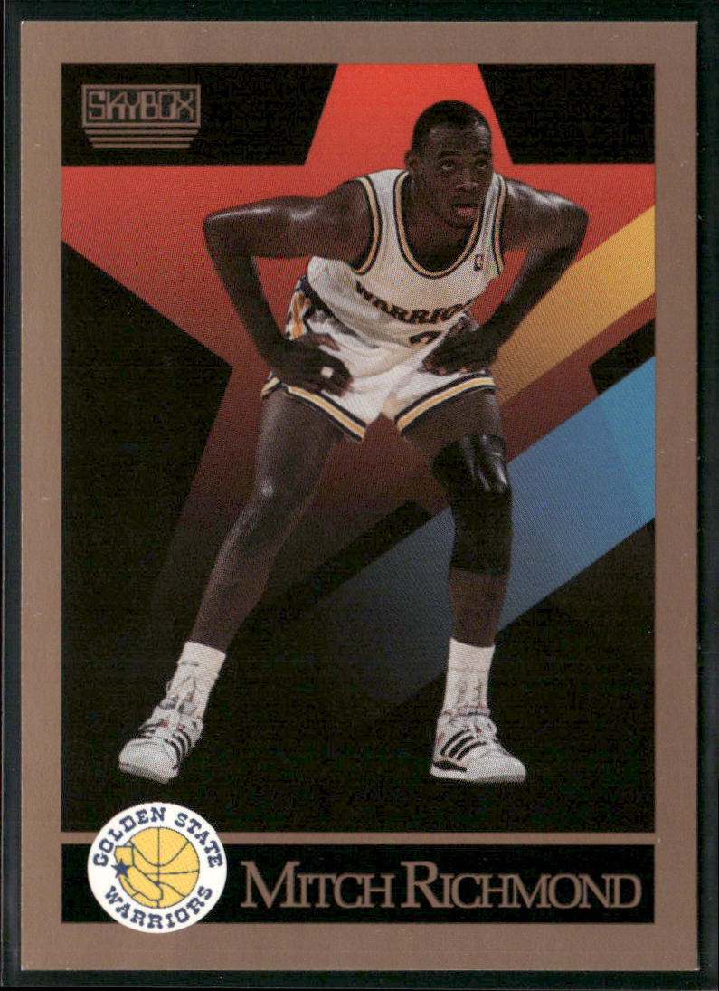Mitch Richmond 1990-91 SkyBox #100 Golden State Warriors