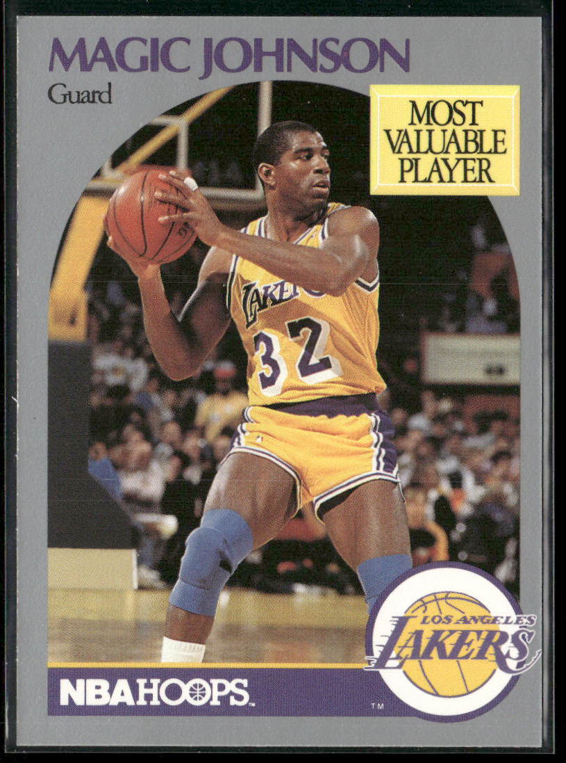 Magic Johnson 1990-91 Hoops #157 Los Angeles Lakers