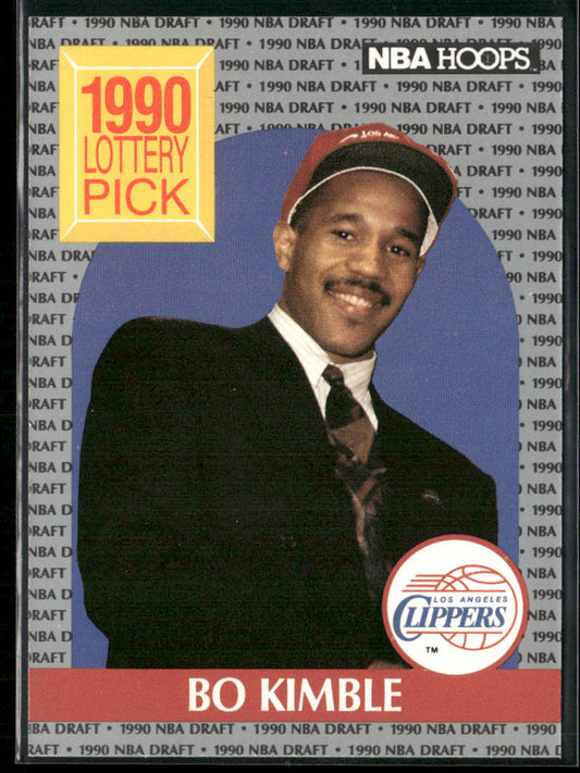 Bo Kimble 1990-91 Hoops #397 RC Los Angeles Clippers