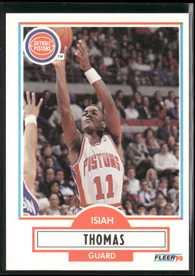 Isiah Thomas 1990-91 Fleer #61 Detroit Pistons