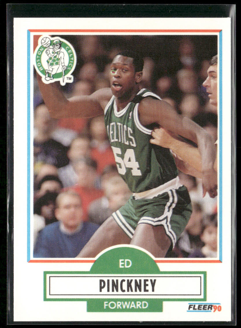 Ed Pinckney 1990-91 Fleer #15b Boston Celtics