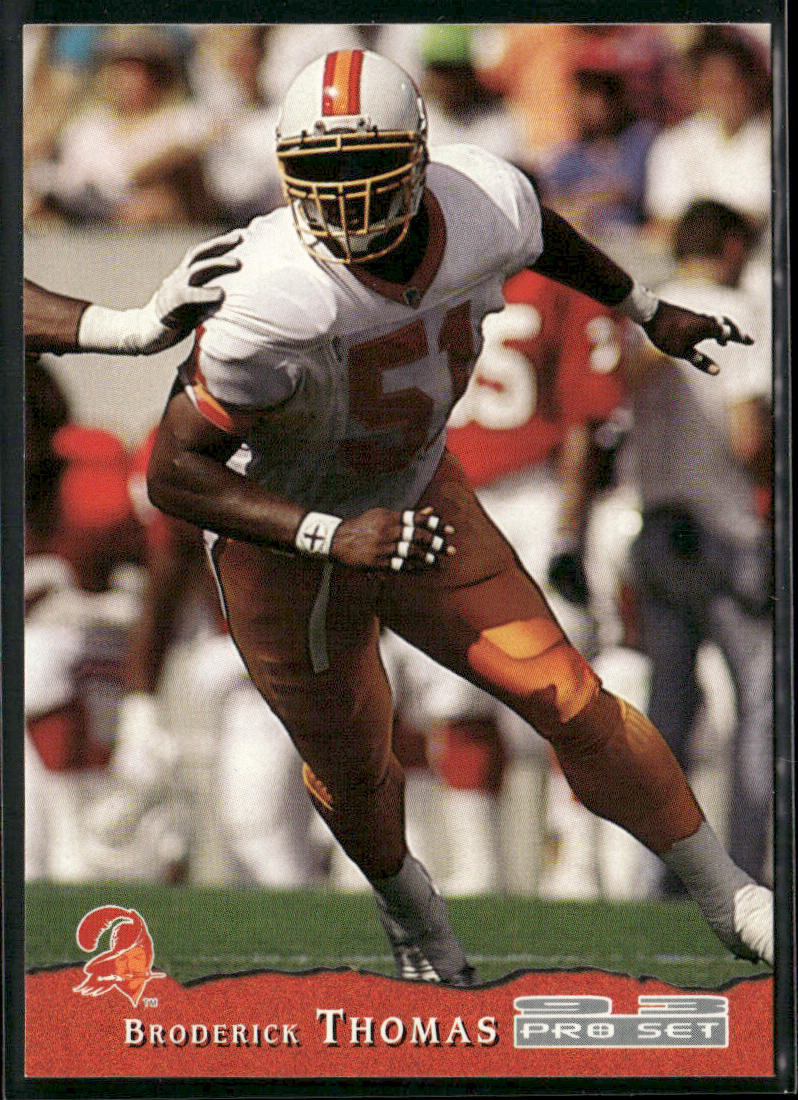 Broderick Thomas 1993 Pro Set #427 Tampa Bay Buccaneers