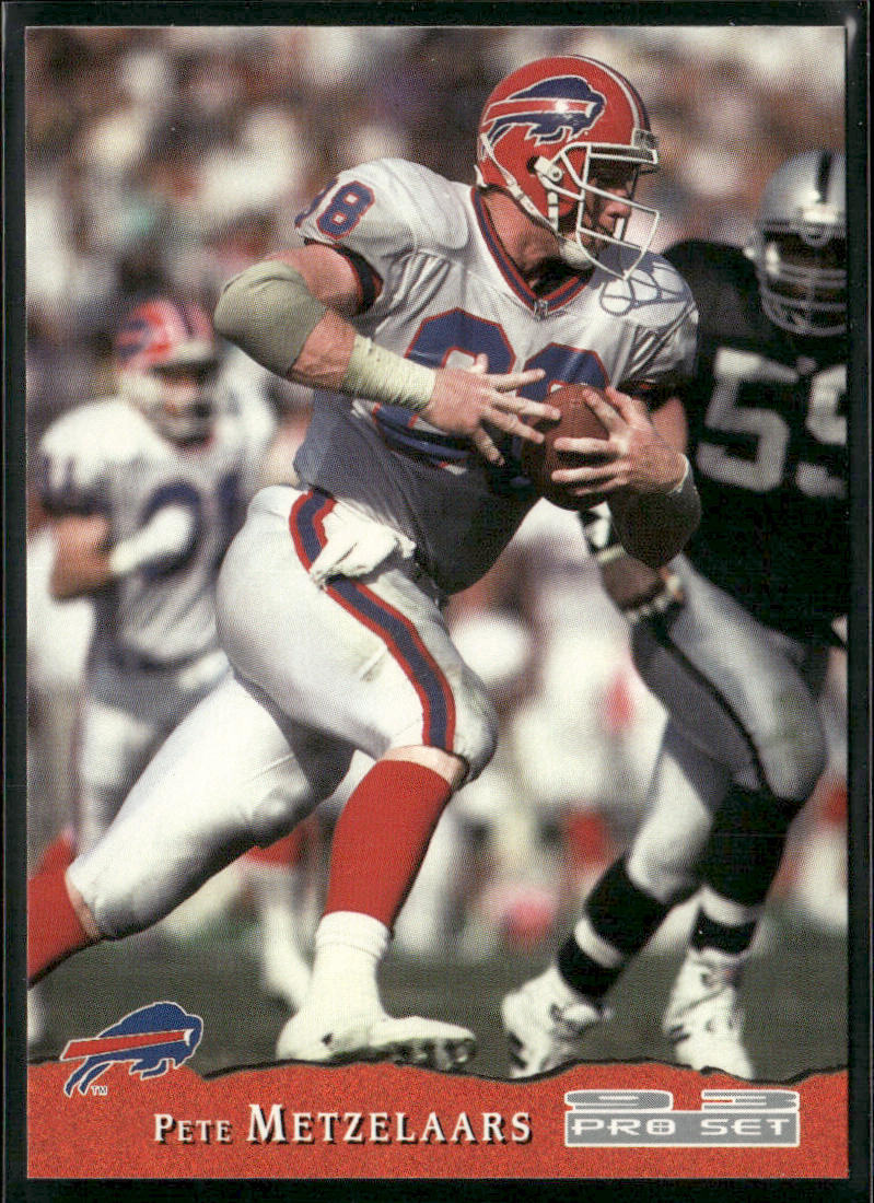 Pete Metzelaars 1993 Pro Set #57 Buffalo Bills