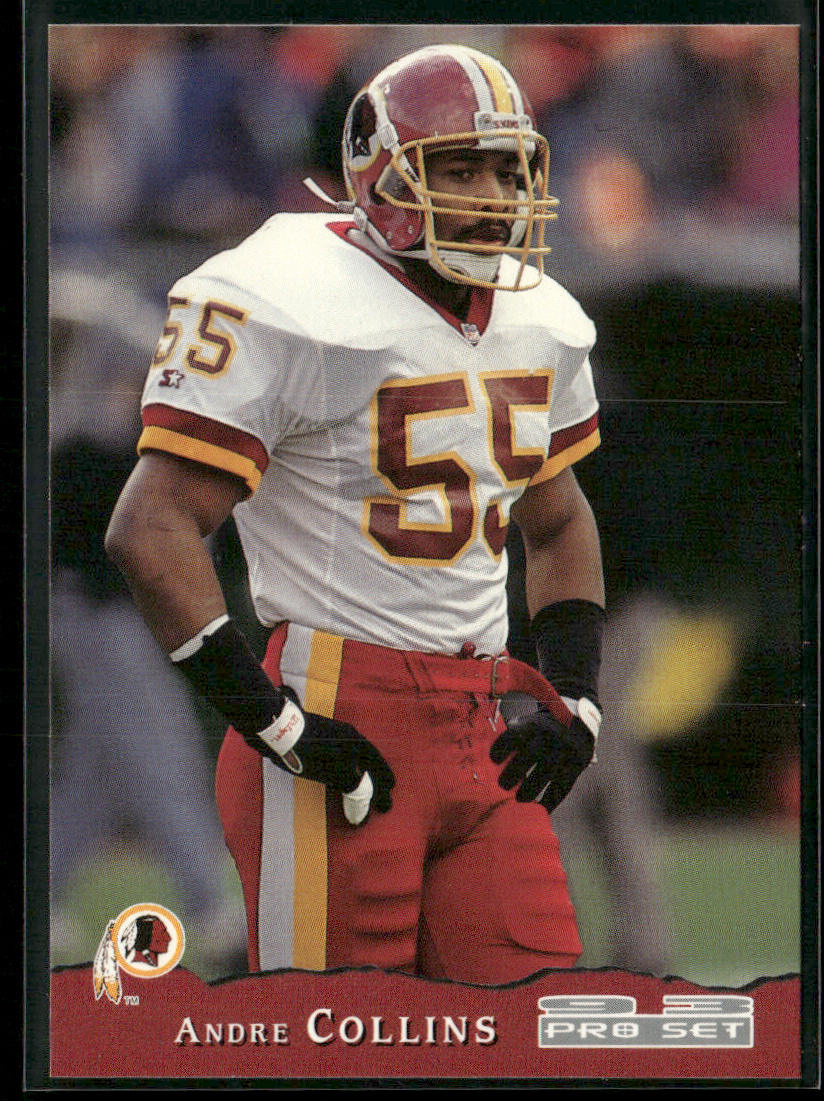 Andre Collins 1993 Pro Set #437 Washington Redskins
