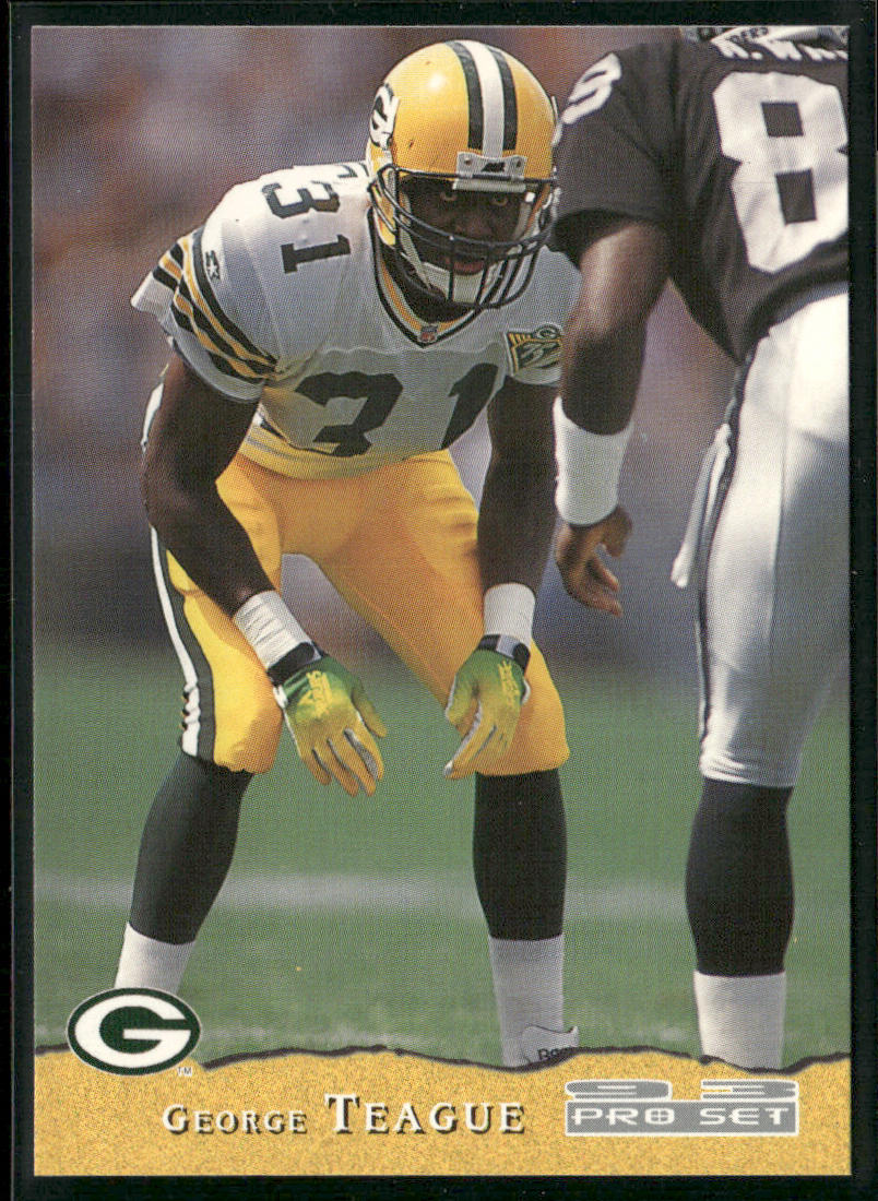 George Teague 1993 Pro Set #157 RC Green Bay Packers