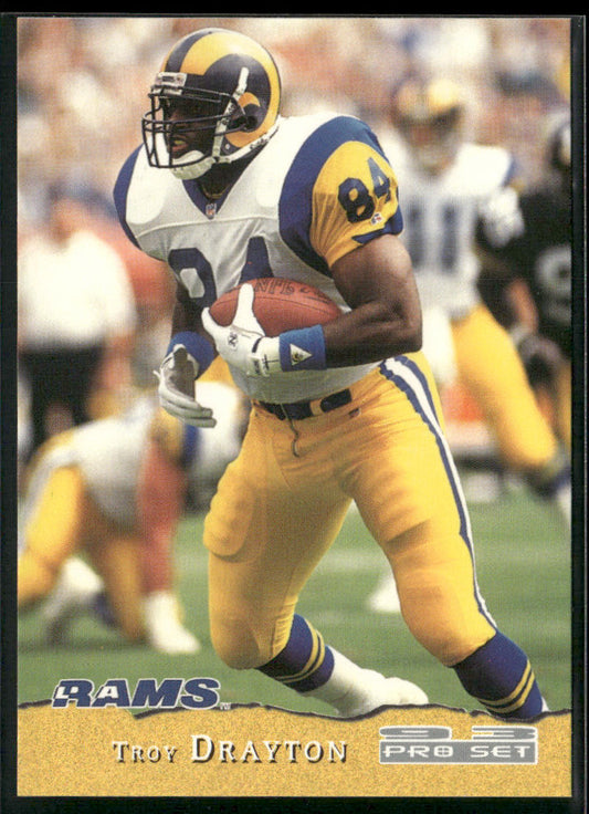 Troy Drayton 1993 Pro Set #227 RC Los Angeles Rams
