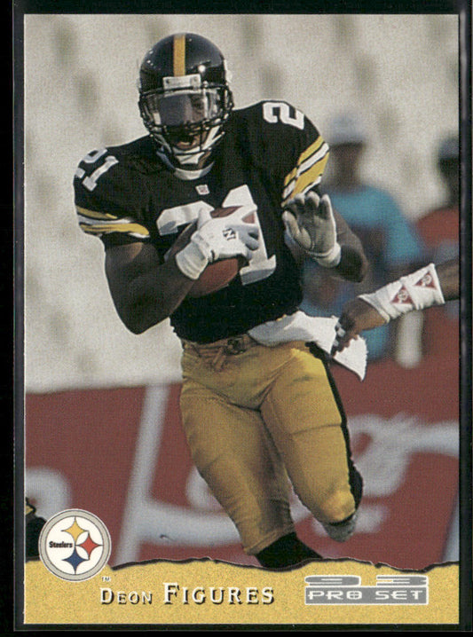 Deon Figures 1993 Pro Set #360 RC Pittsburgh Steelers