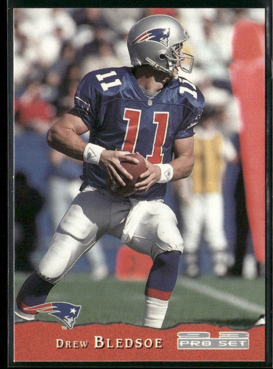 Drew Bledsoe 1993 Pro Set #270 RC New England Patriots front