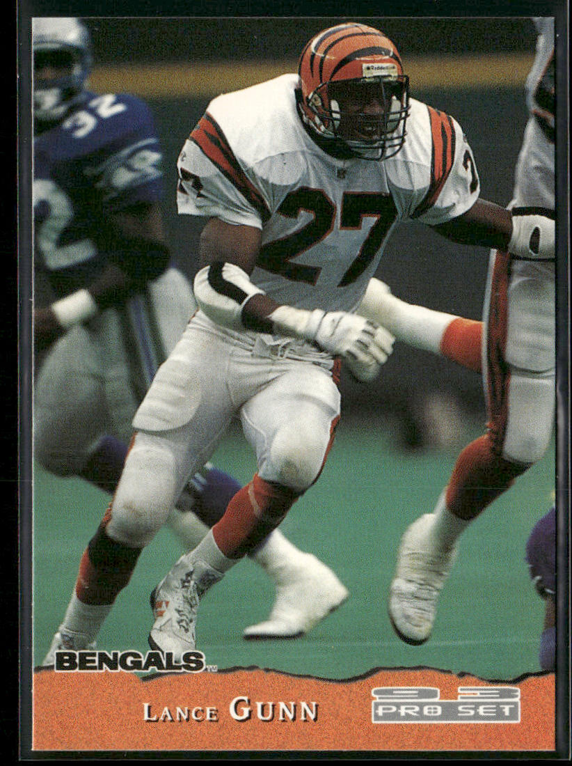 Lance Gunn 1993 Pro Set #100 RC Cincinnati Bengals front