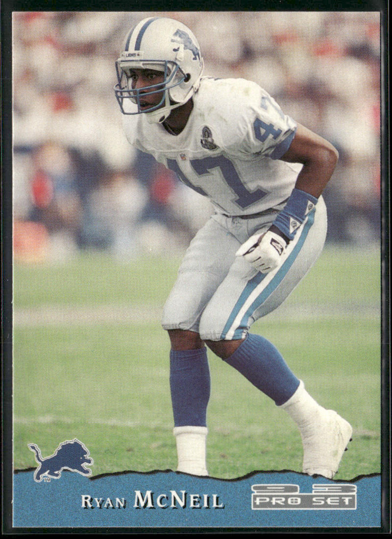 Ryan McNeil 1993 Pro Set #140 RC Detroit Lions front