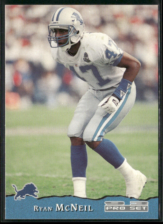 Ryan McNeil 1993 Pro Set #140 RC Detroit Lions front