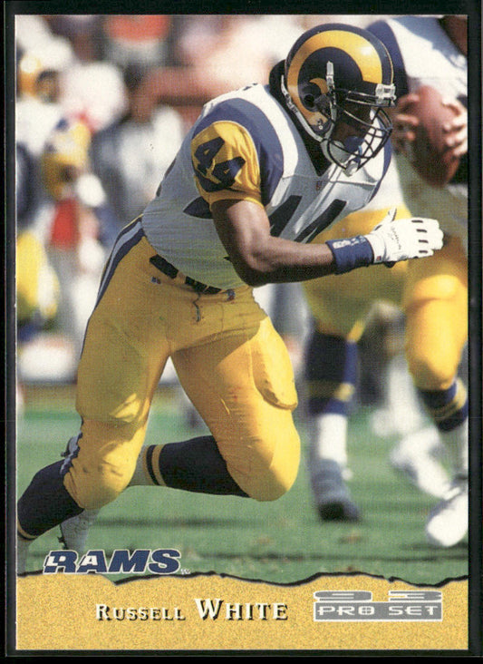 Russell White 1993 Pro Set #235 RC Los Angeles Rams