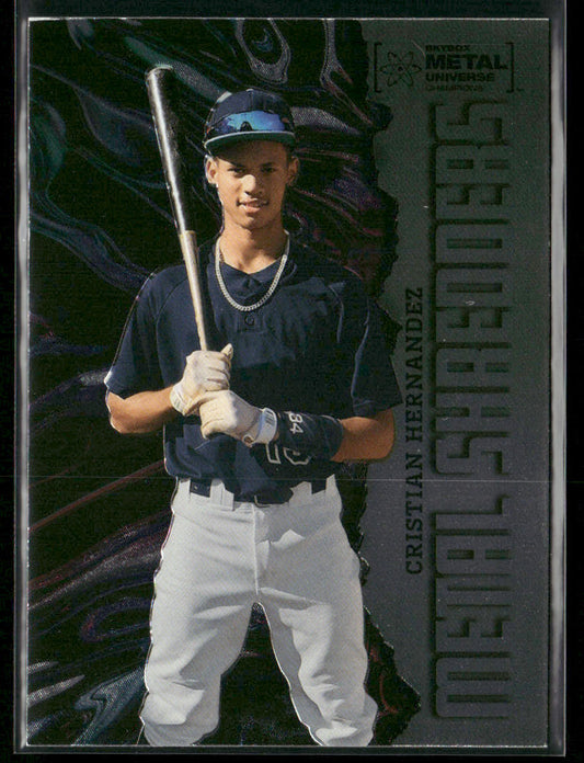 Cristian Hernandez 2022 SkyBox Metal Universe Champions #136