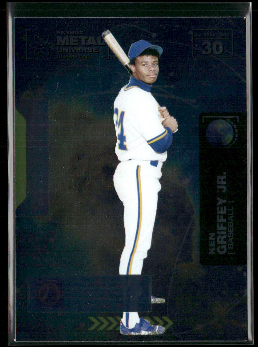 Ken Griffey Jr. 2021 SkyBox Metal Universe Champions #30 front
