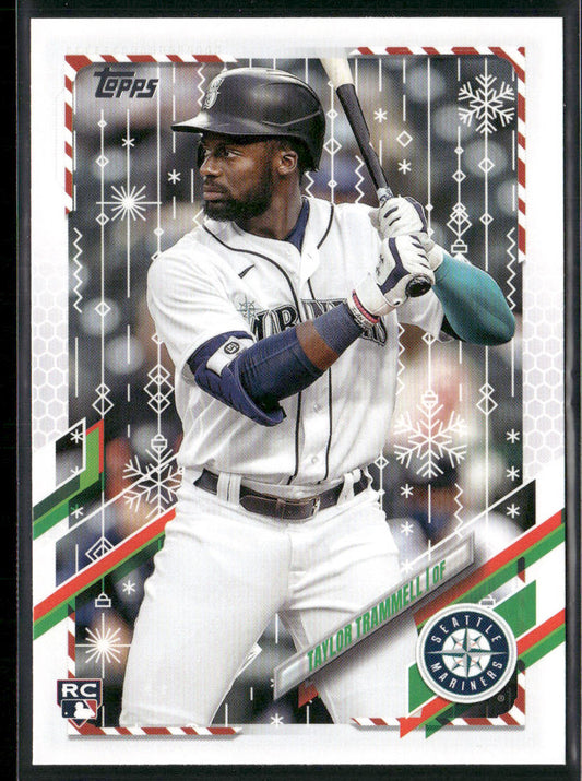 Taylor Trammell 2021 Topps Holiday #HW154 RC Seattle Mariners