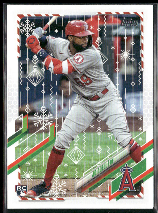 Jo Adell 2021 Topps Holiday #HW135 RC Los Angeles Angels