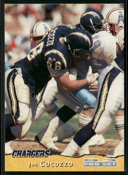Joe Cocozzo 1993 Pro Set #384 RC San Diego Chargers
