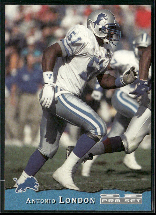 Antonio London 1993 Pro Set #149 RC Detroit Lions