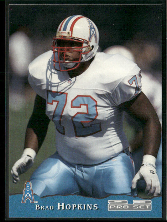 Brad Hopkins 1993 Pro Set #169 RC Houston Oilers
