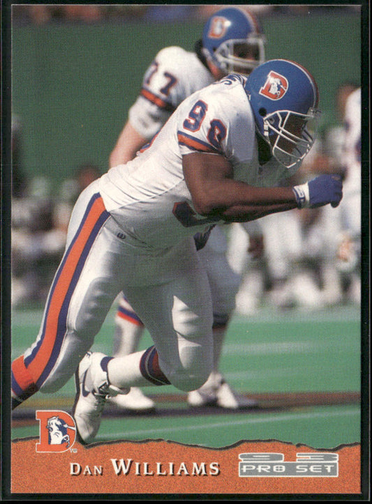 Dan Williams 1993 Pro Set #129 RC Denver Broncos