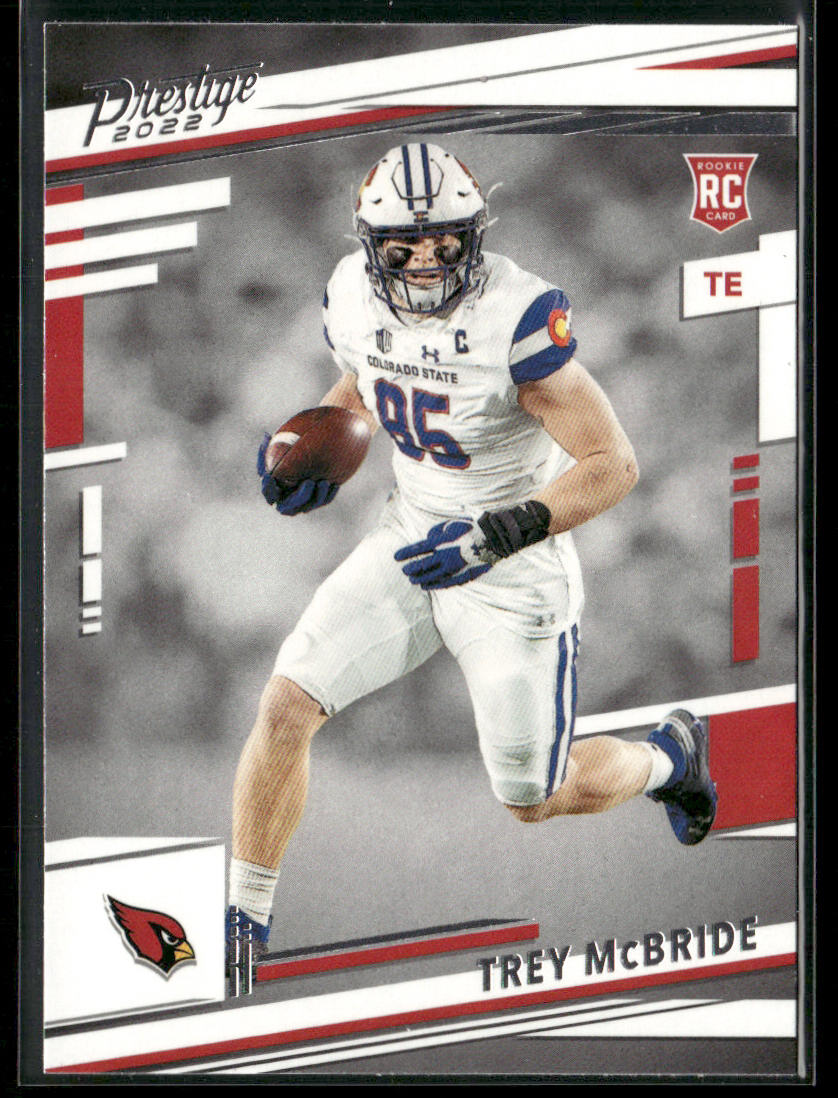 Trey McBride 2022 Panini Prestige #327 RC Arizona Cardinals front