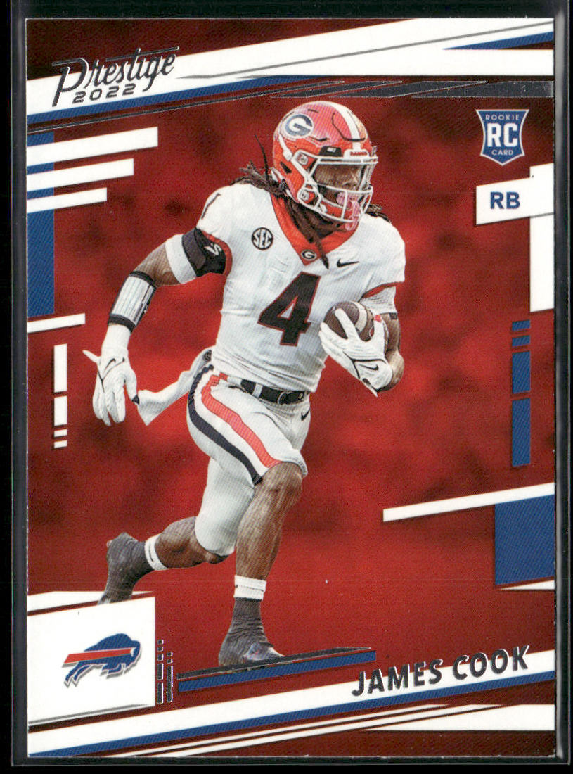 James Cook 2022 Panini Prestige #347 RC Buffalo Bills