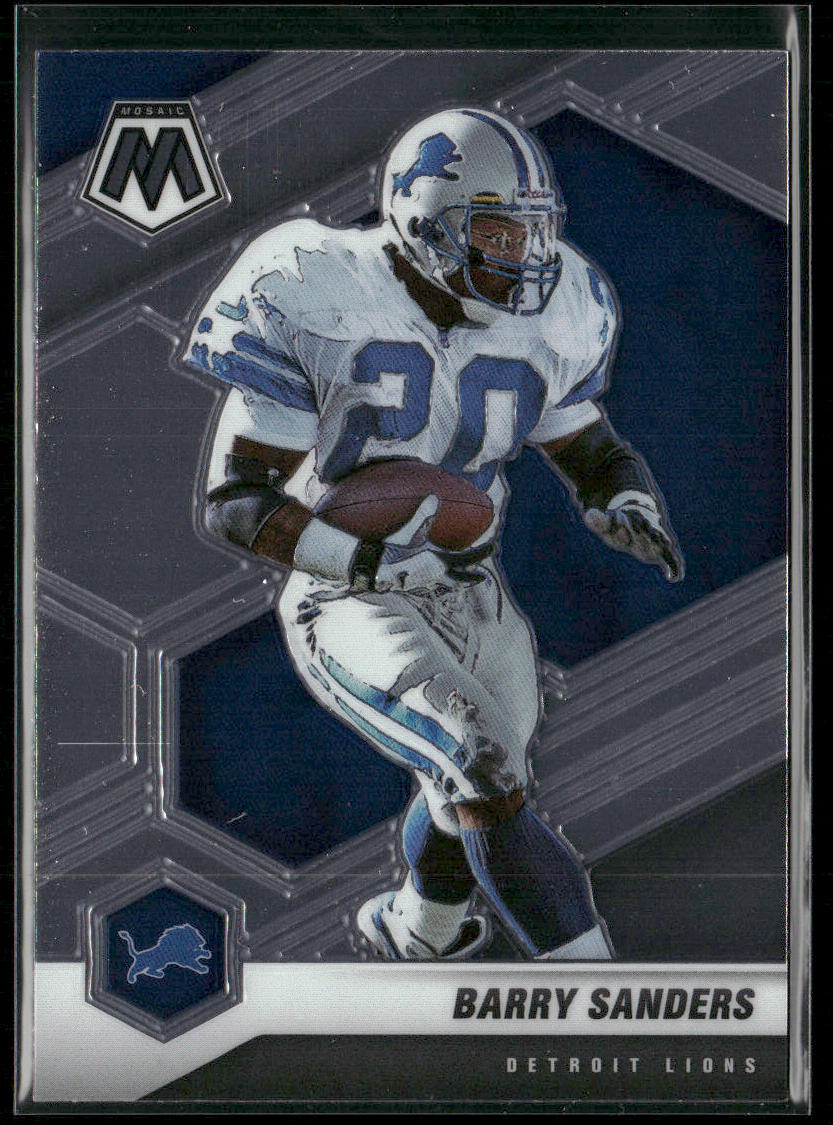 Barry Sanders 2021 Panini Mosaic #75 Detroit Lions front
