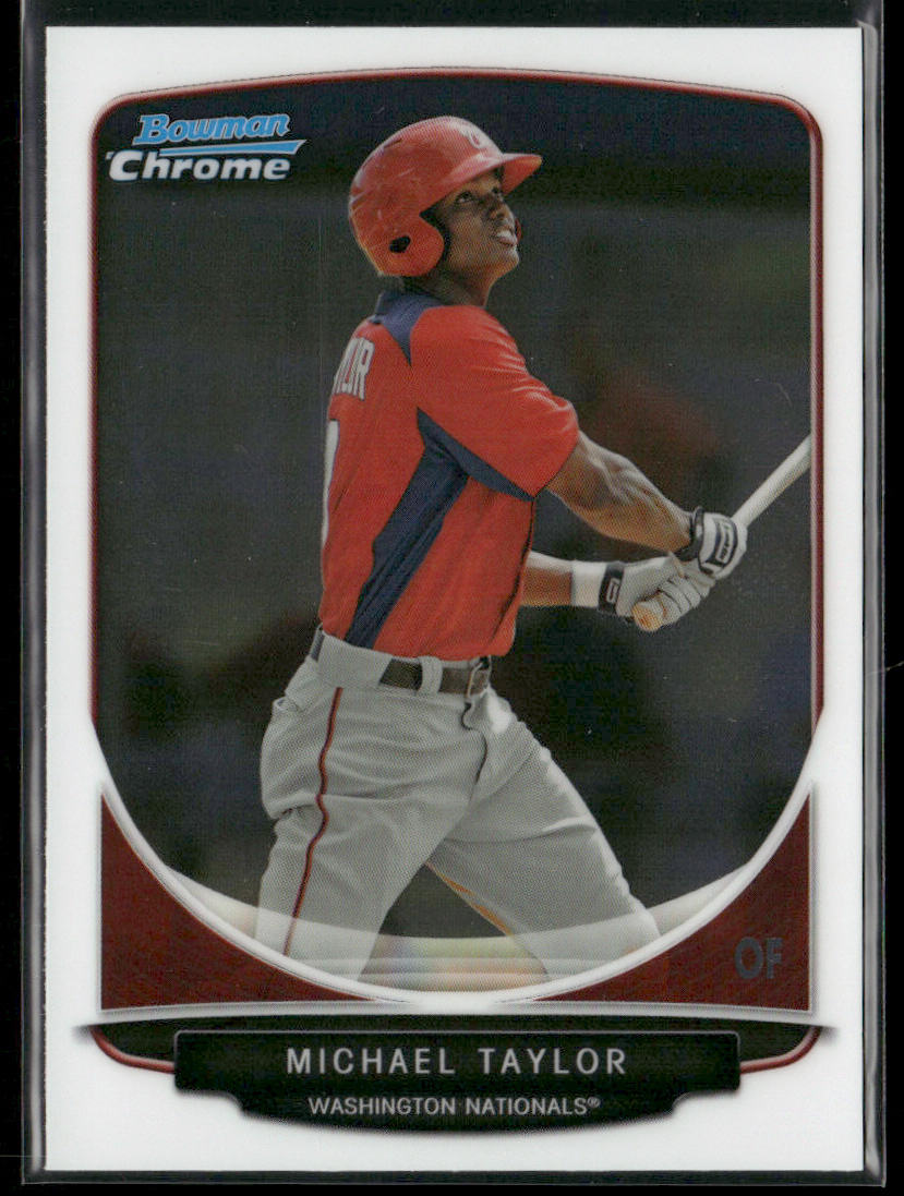 Michael Taylor 2013 Bowman Chrome Prospects #BCP47 Washington Nationals