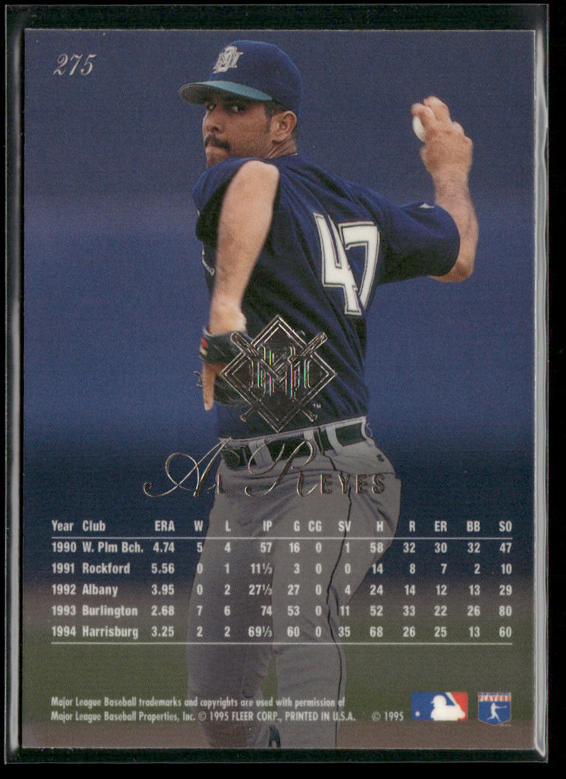 Al Reyes 1995 Flair #275 RC Milwaukee Brewers