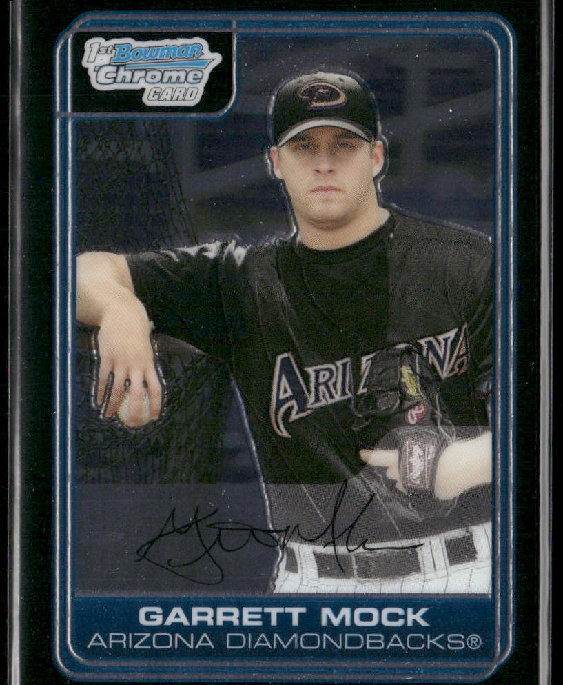 Garrett Mock 2006 Bowman Chrome Prospects #BC27 Arizona Diamondbacks