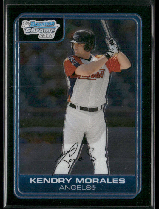 Kendry Morales 2006 Bowman Chrome Prospects #BC110 Los Angeles Angels