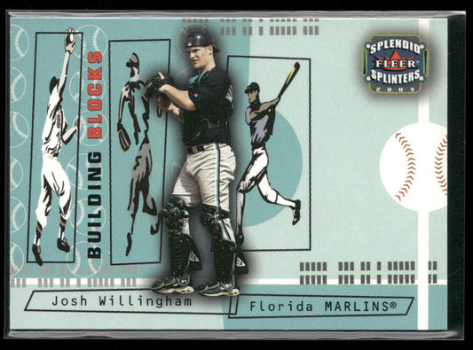 Josh Willingham 2003 Fleer Splendid Splinters #112 RC Florida Marlins