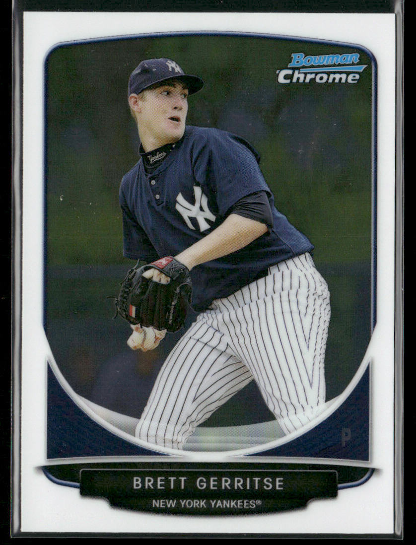 Brett Gerritse 2013 Bowman Chrome Prospects #BCP39 New York Yankees
