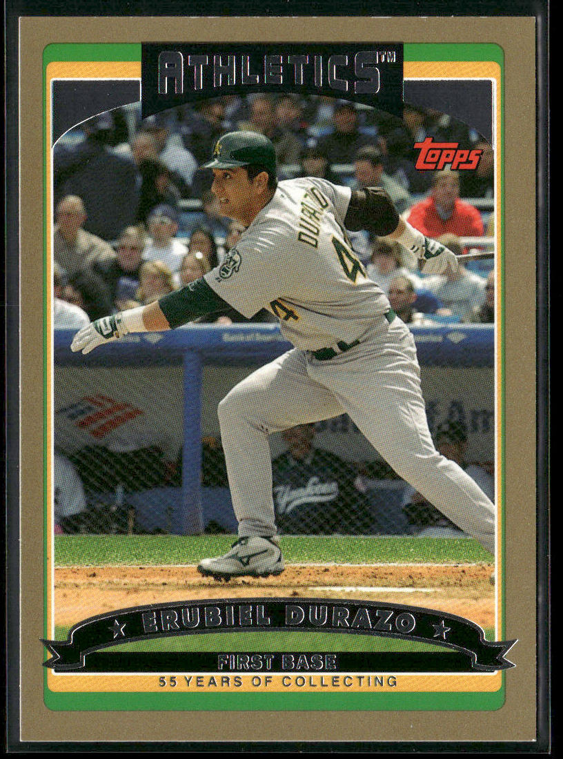 Erubiel Durazo 2006 Topps Gold #111 SN Oakland Athletics
