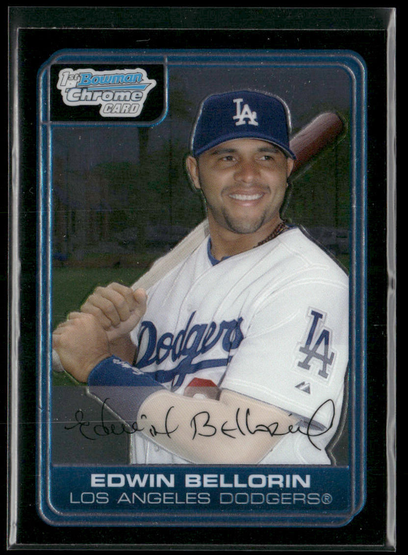 Edwin Bellorin 2006 Bowman Chrome Prospects #BC12 Los Angeles Dodgers