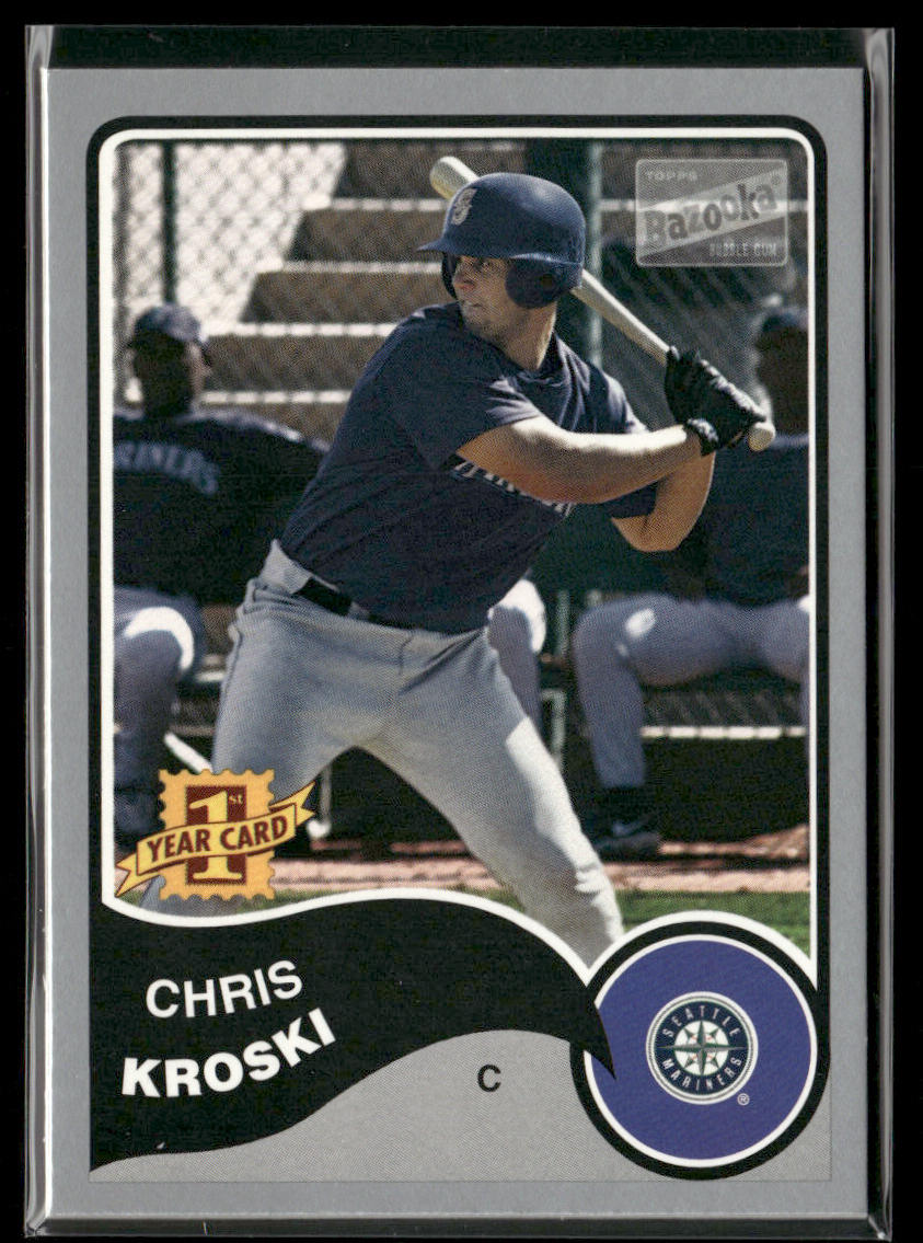 Chris Kroski 2003 Bazooka Silver #216 RC Seattle Mariners