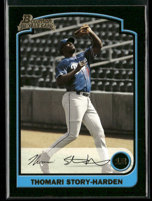 Thomari Story-Harden 2003 Bowman #314 RC Los Angeles Dodgers