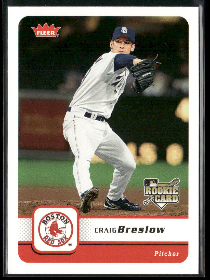 Craig Breslow 2006 Fleer #255 RC Boston Red Sox