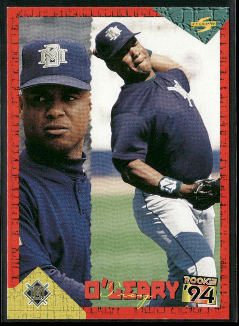 Troy O'Leary 1994 Score Rookie & Traded #RT114 Milwaukee Brewers