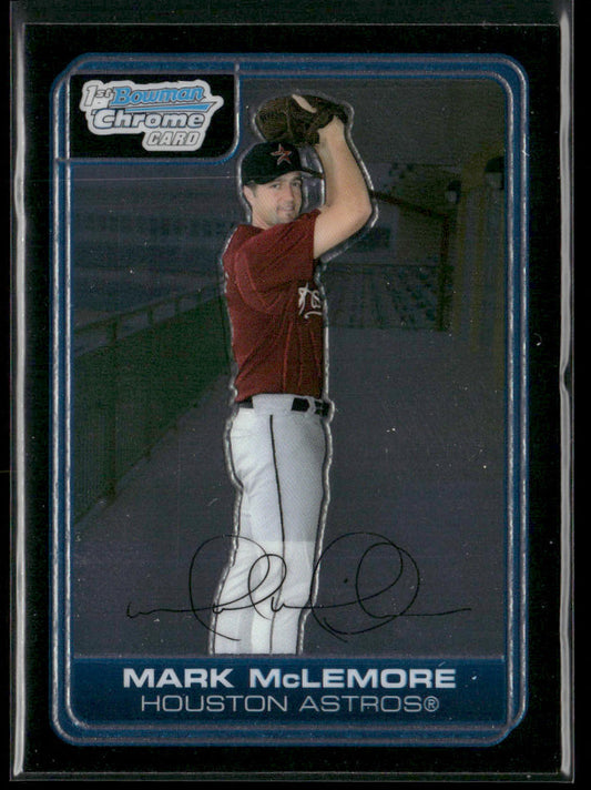 Mark McLemore 2006 Bowman Chrome Prospects #BC103 Houston Astros