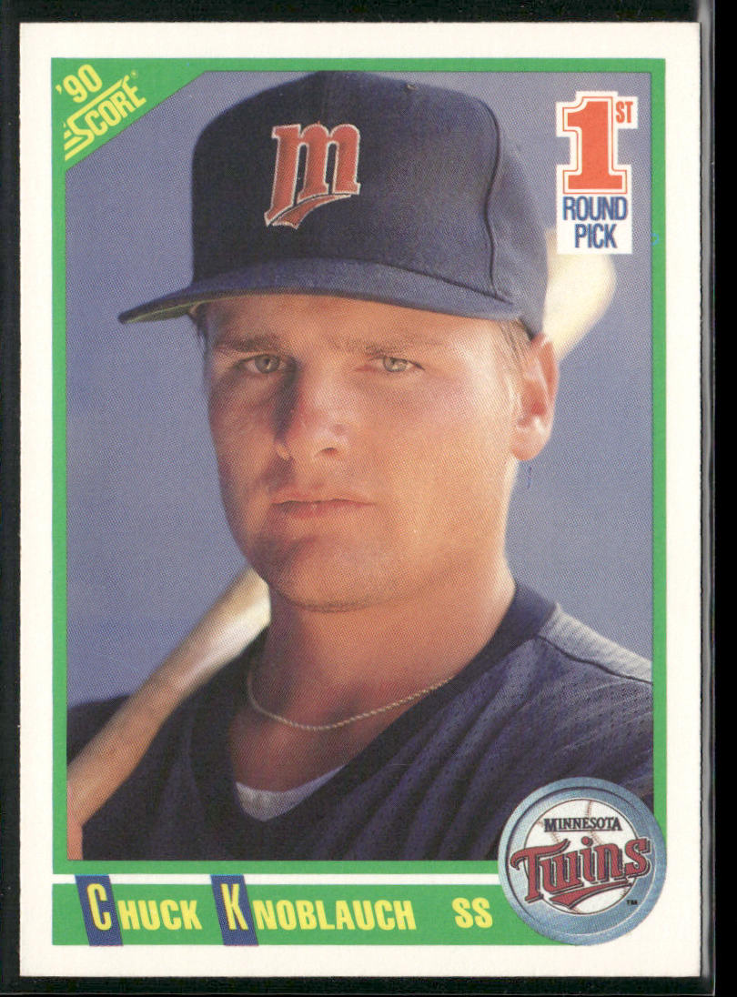 Chuck Knoblauch 1990 Score #672 RC Minnesota Twins
