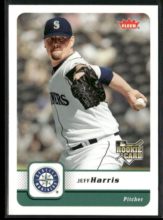 Jeff Harris 2006 Fleer #188 RC Seattle Mariners